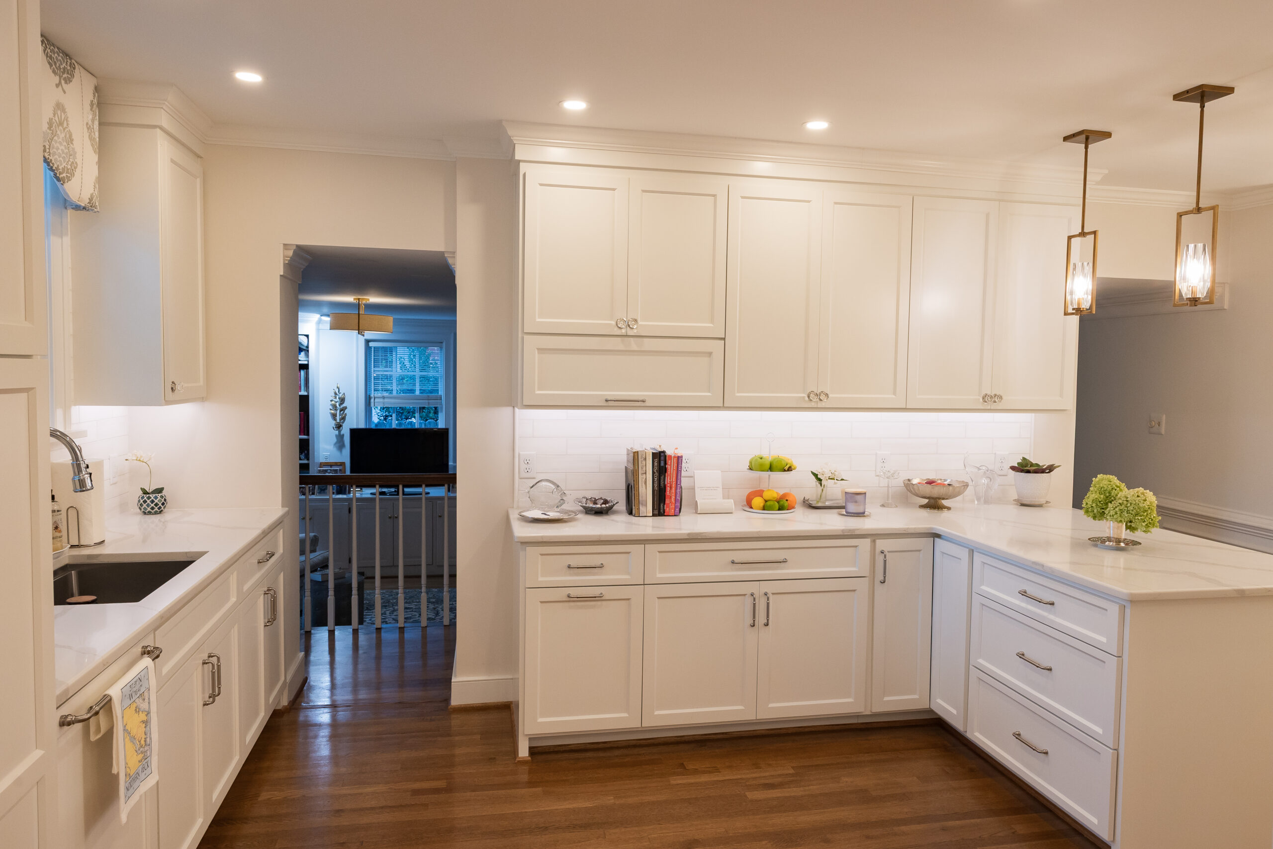 Kitchen renovation with stainless steel appliances