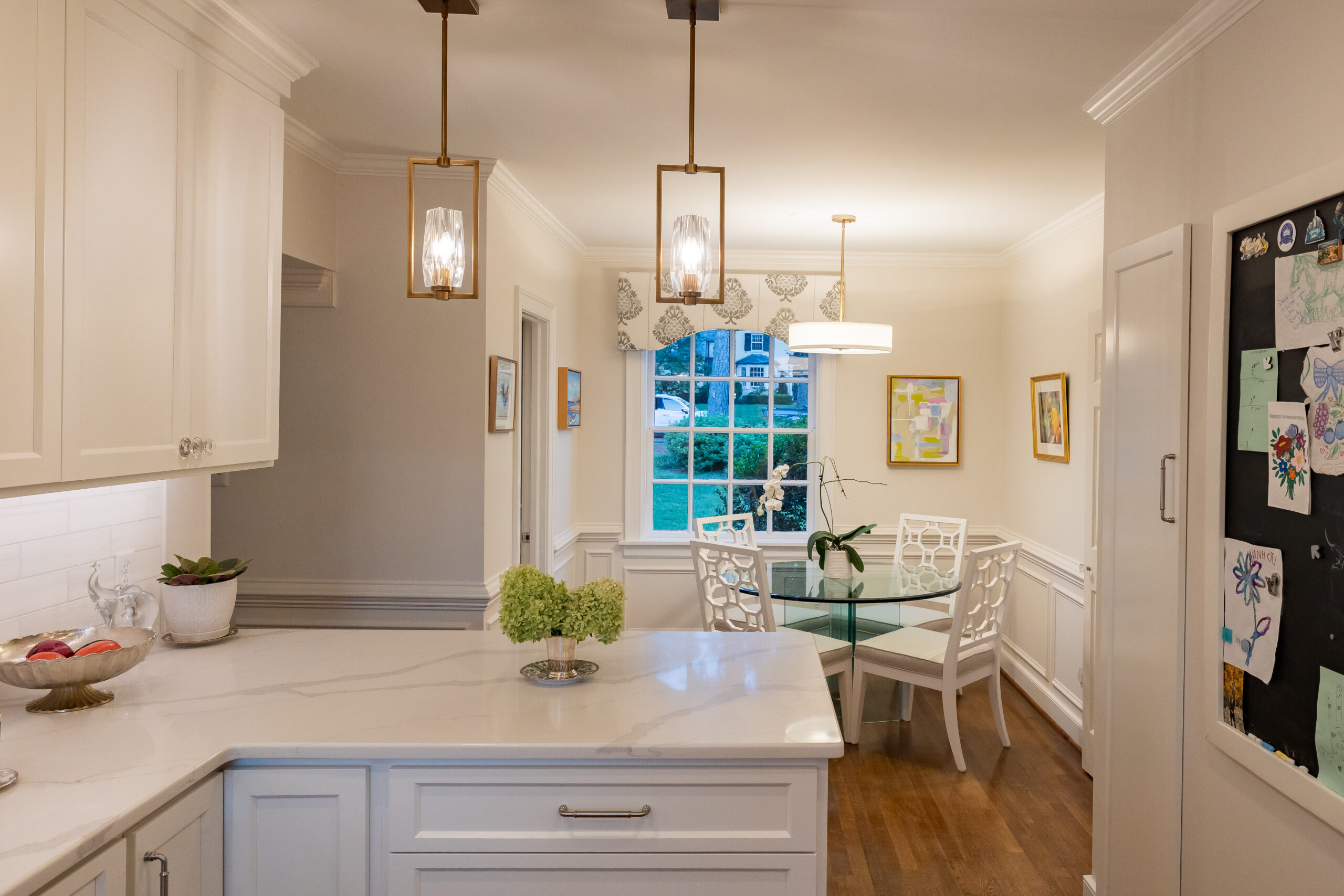 Kitchen renovation with stainless steel appliances