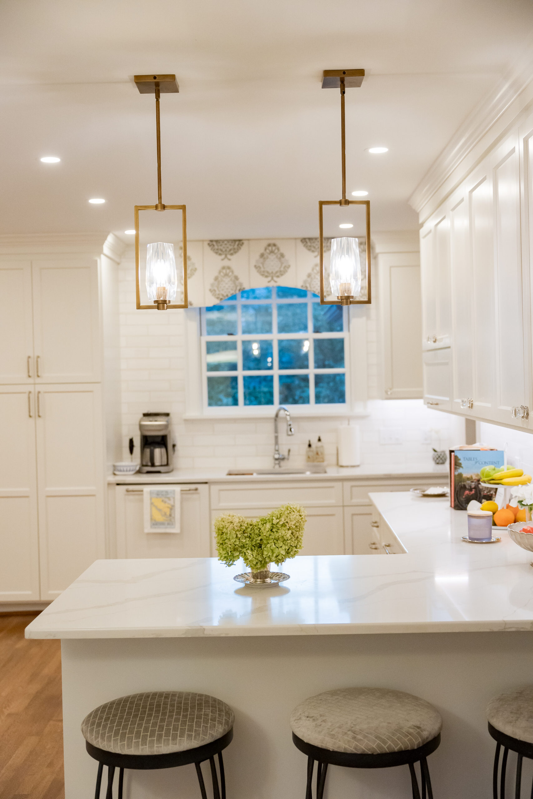 Kitchen renovation with stainless steel appliances