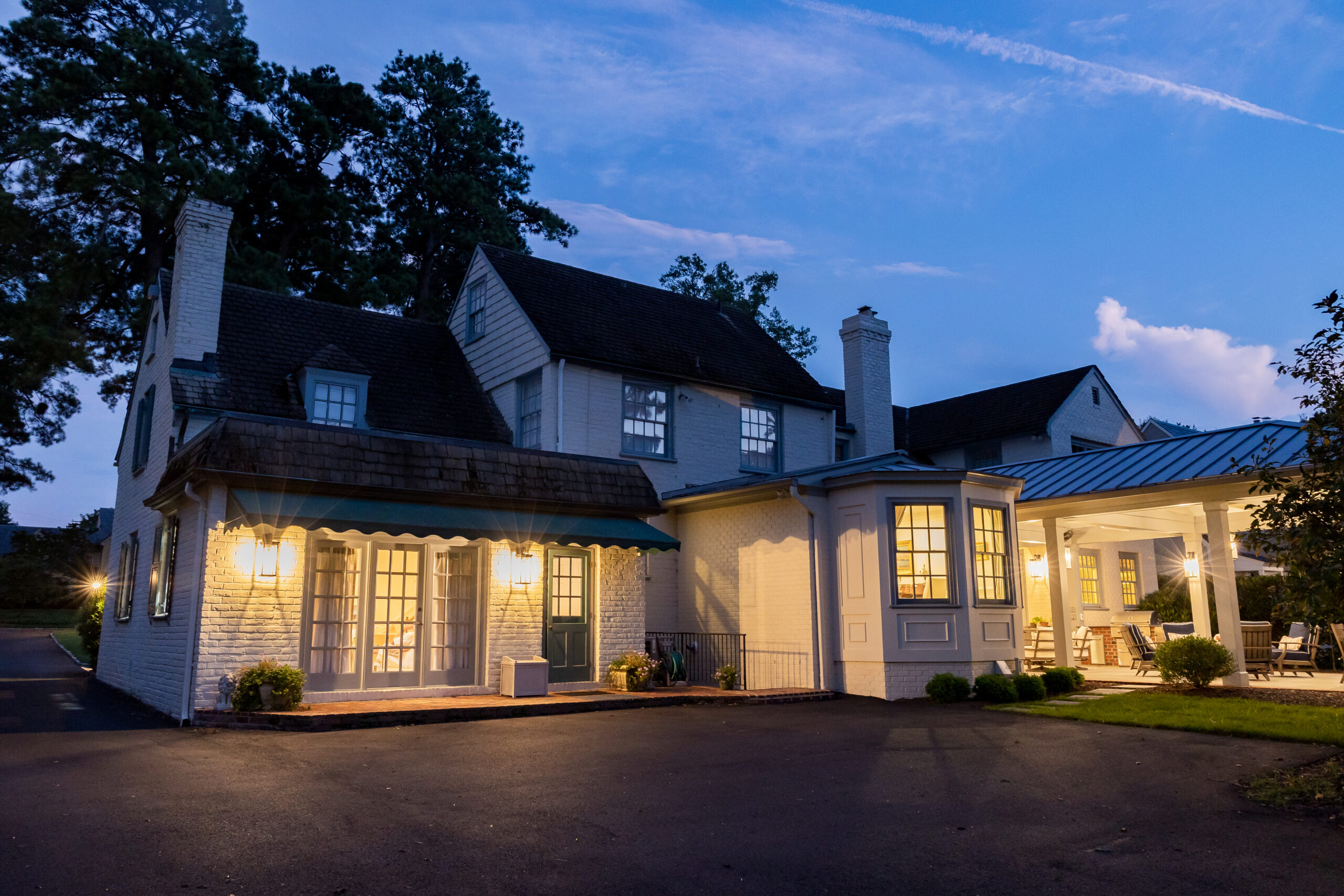 Exterior of beautiful home addition in Richmond Virginia
